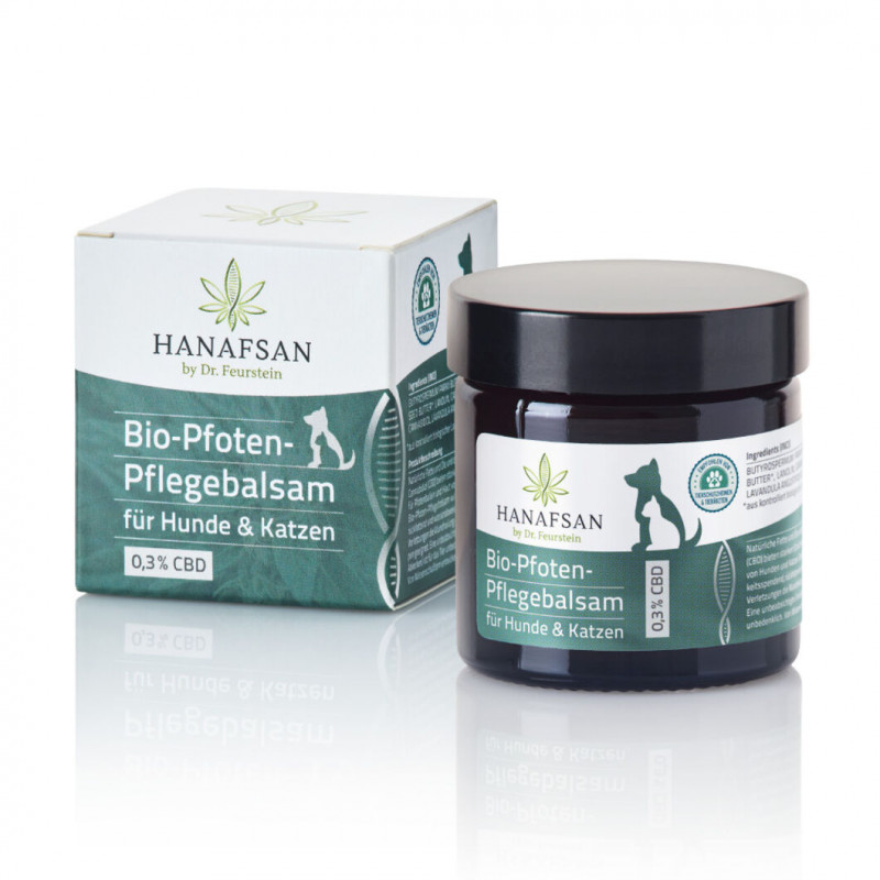 Balsam organic pentru labe animale - Hanafsan