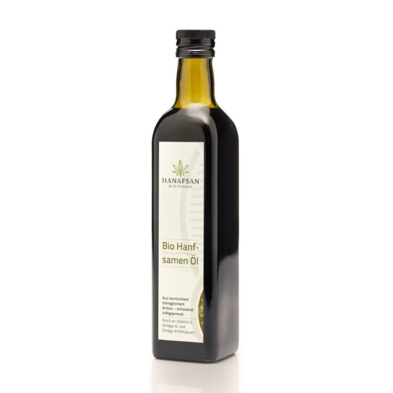 Ulei organic 250 ml de seminte de canepa HANAFSAN BY DR. FEUERSTEIN