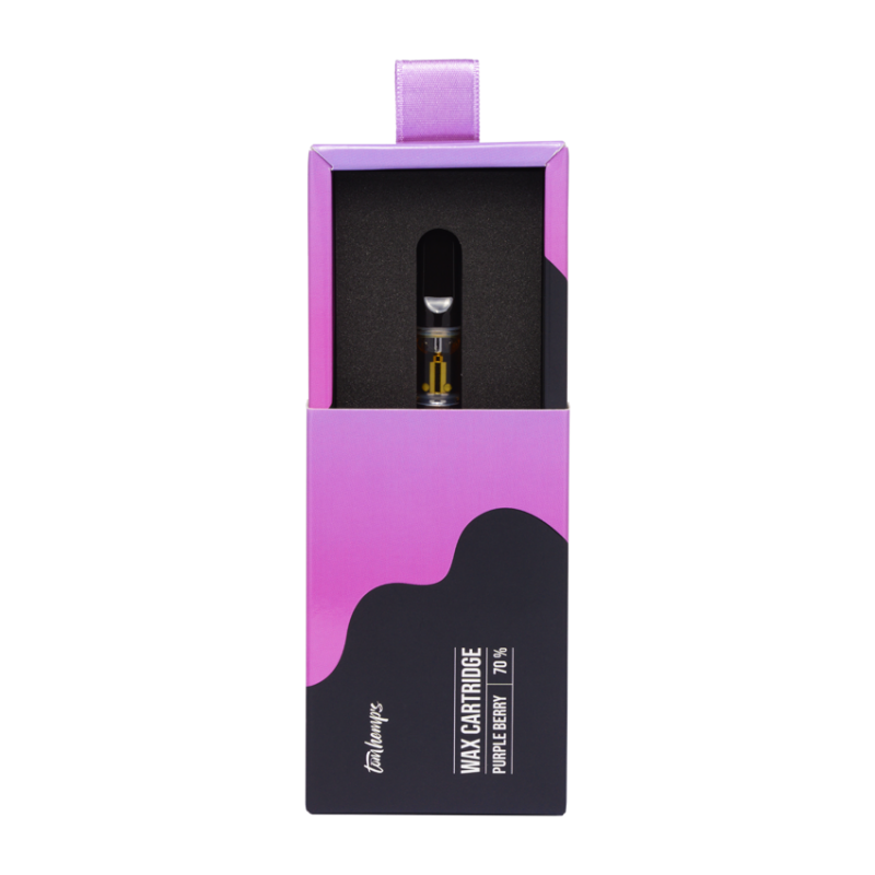 CBD WAX CARTRIDGE Blueberry - CARTUS DE CEARĂ CBD - Tom Hemps