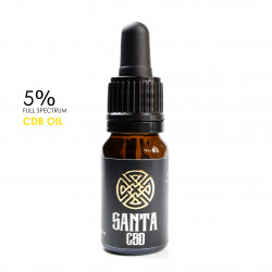 Ulei CBD 5% cu cocos si canepa - Santa CBD