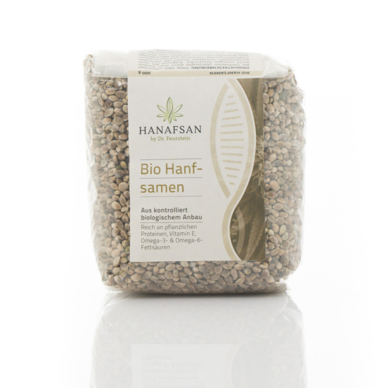 Seminte BIO de canepa - 200 g HANAFSAN BY DR. FEUERSTEIN