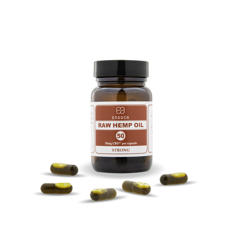 CAPSULE CBD RAW 50MG - ENDOCA
