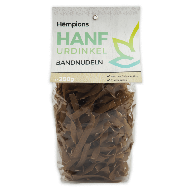 Pastele cu panglică din cânepă BIO, 250g Hempions