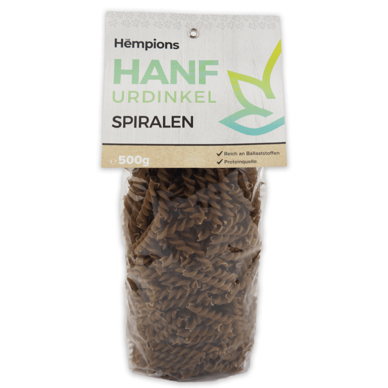 Spirale din cânepă BIO, 500g Hempions